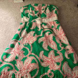Lilly Dress strapless